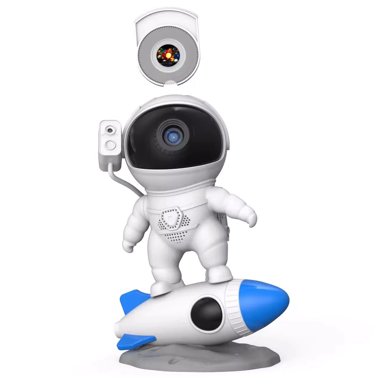 New Arrival Led Color Changing Lamparas Decorativas Smart Table Astronaut Galaxy Projector Lamp