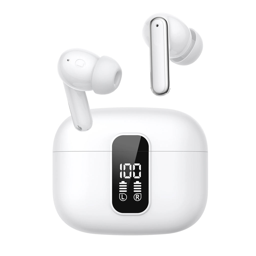 2026 New Tws Active Noise Cancelling Earphones in Ear Wireless Headphones Waterproof Sports Headset Anc Enc Wireless Earbuds