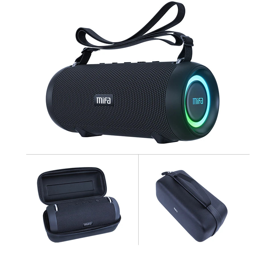 MIFA 60W Wireless Bluetooth Speaker, Class-D Power Amp, Super Bass, Rugged Portable Speaker for Camping, Party, Travel & Indoor