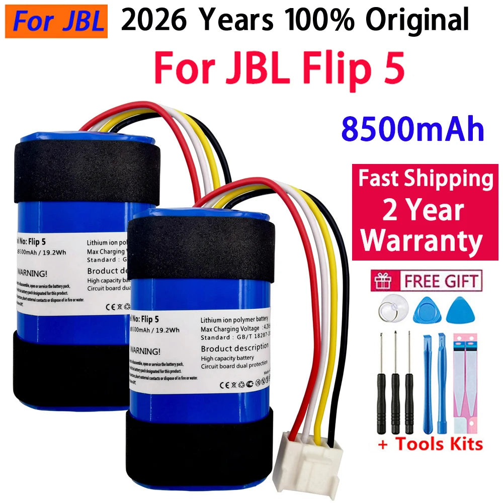 2026 Years 100% Original Speaker Battery For JBL Flip 1 2 3 4 5 6 For JBL Flip4 Flip5 Flip6 GSP872693 01 Battery Fast Shipping