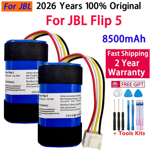 2026 Years 100% Original Speaker Battery For JBL Flip 1 2 3 4 5 6 For JBL Flip4 Flip5 Flip6 GSP872693 01 Battery Fast Shipping