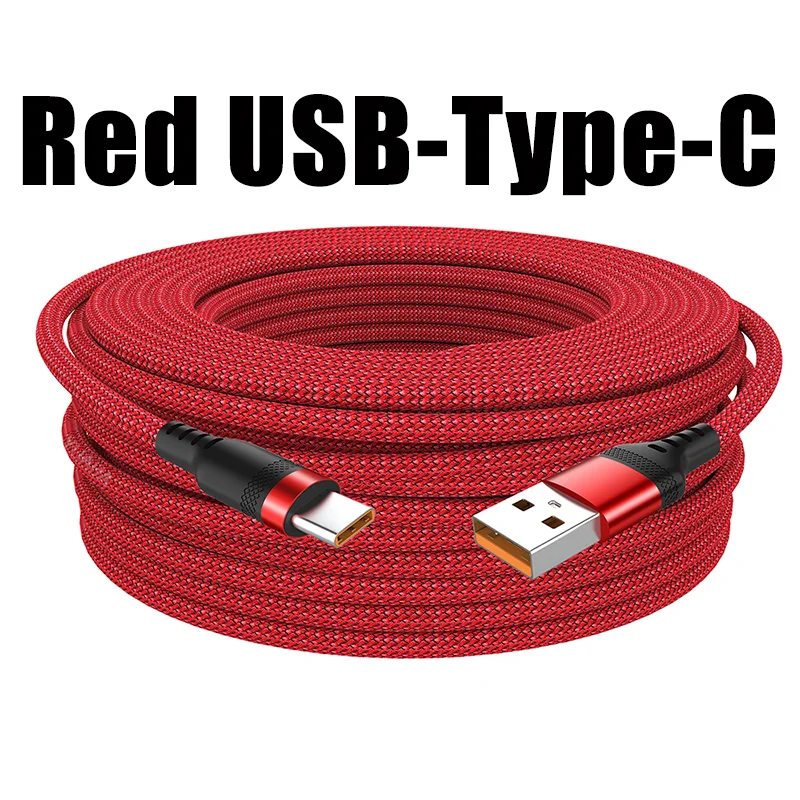 Câble de charge rapide micro USB Android type C étendu 2M 3M 5 mètres pour Huawei Xiaomi Vivo Oppo et Leeco