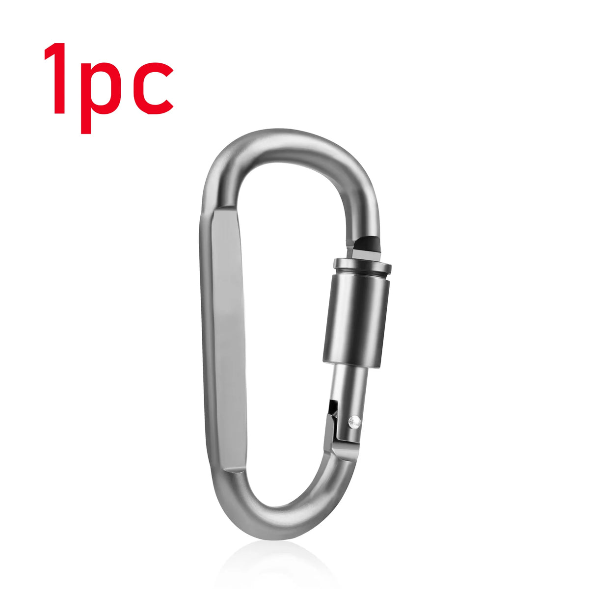 Survival D-ring Large Carabiner 1/10Pcs Keychain Clip Screw Lock Travel Hook Aluminum Aalloy Buckle Karabiner Camping Equipment