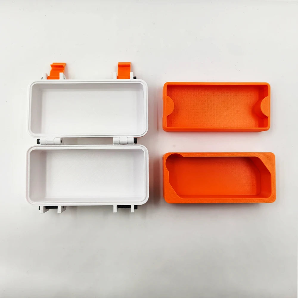 Flipper Zero Protective Case - 3D Printed PETG Storage Box with Cable Compartment, Shockproof/Dustproof Cover for Bare Device