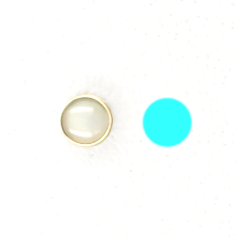 Suitable for Rolex luminous bead sapphire material blue-green luminous point watch accessories
