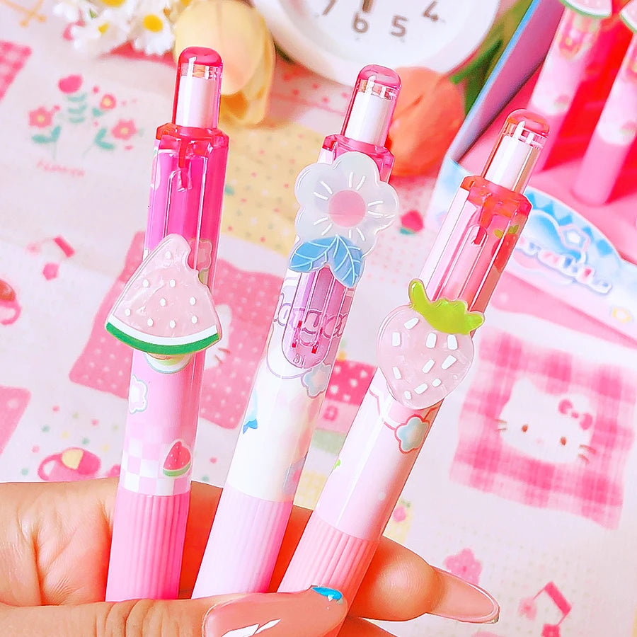 Aesthetic kawaii stationery supplies drawing useful back to school supplies Strawberry mechanical pencil cute pencils