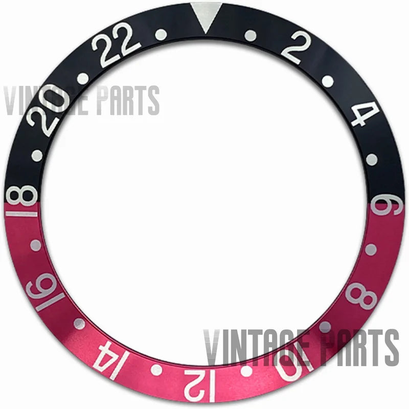 Mod 38mm aluminum old  gmt  bezel insert for Rlx 16710 watch