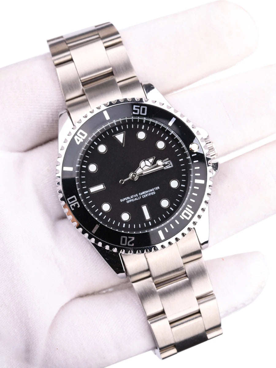 20mm Stainless Steel Watchband Bracelet For Rolex Watch Band Silver Brushed Curved End Replacement Strap