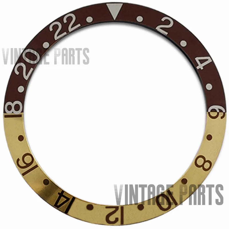 Mod 38mm aluminum old  gmt  bezel insert for Rlx 16710 watch