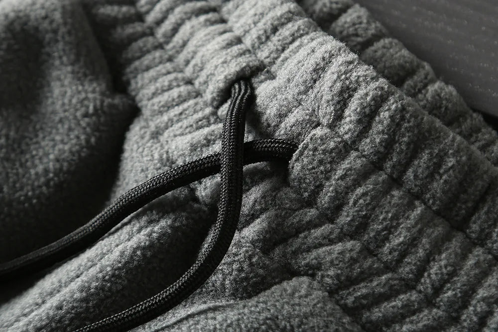 New Winter Casual Thickened Fleece Warm Sweatpants Men Outdoor Elastic Waist Norway Sport Joggers Pants Loose Male Trousers