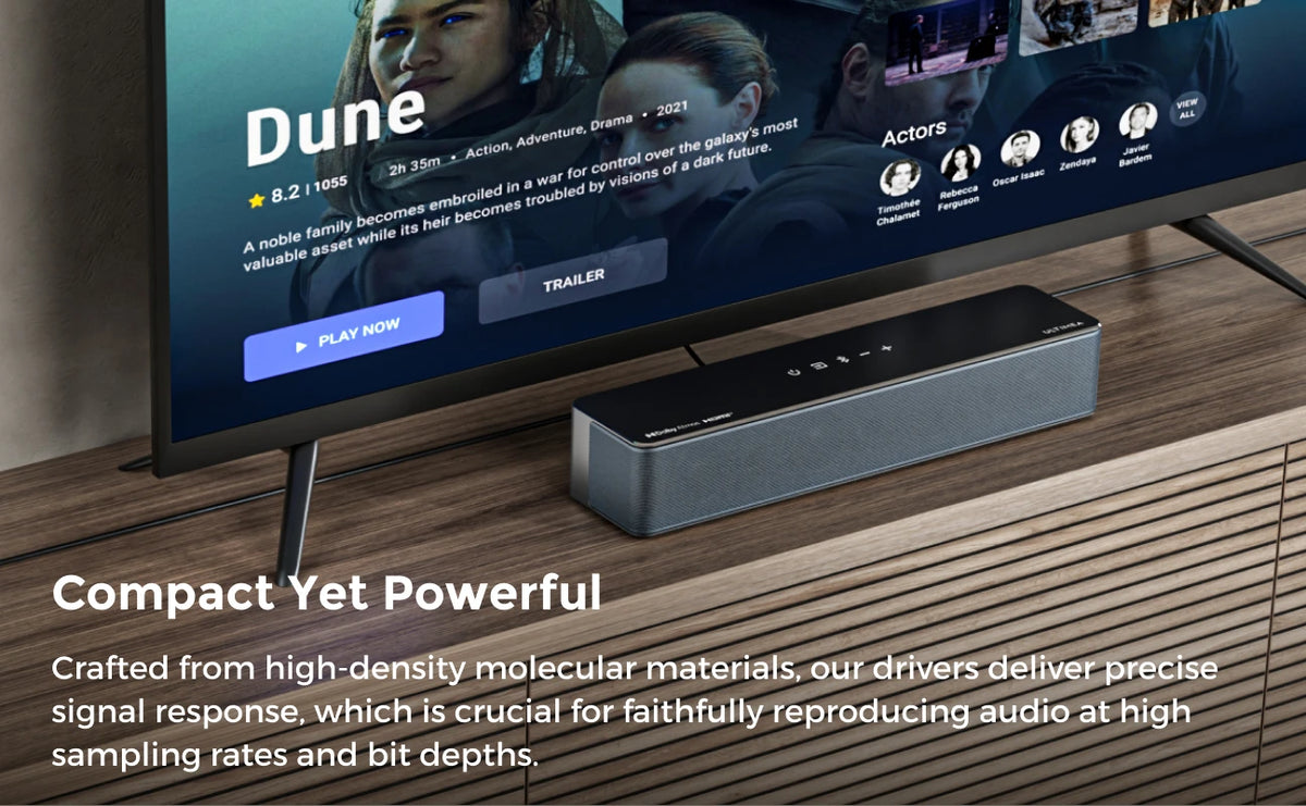ULTIMEA 500W 7.1ch Dolby Atmos Soundbar with Wireless Subwoofer & 4 Surround Speakers, Home Theater System with APP Control