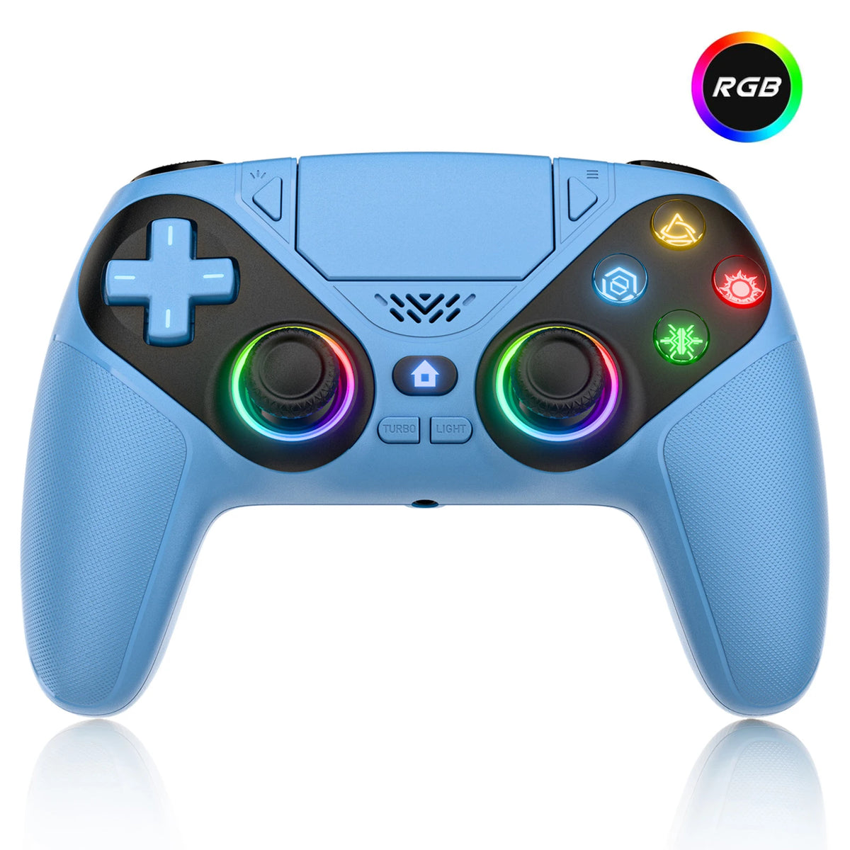Controller For Playstation 5 PS5/PS5 Pro/Slim/PC Gamepads W/Hall Effect RGB Wireless Game Control Joystick Marco/Turbo Program