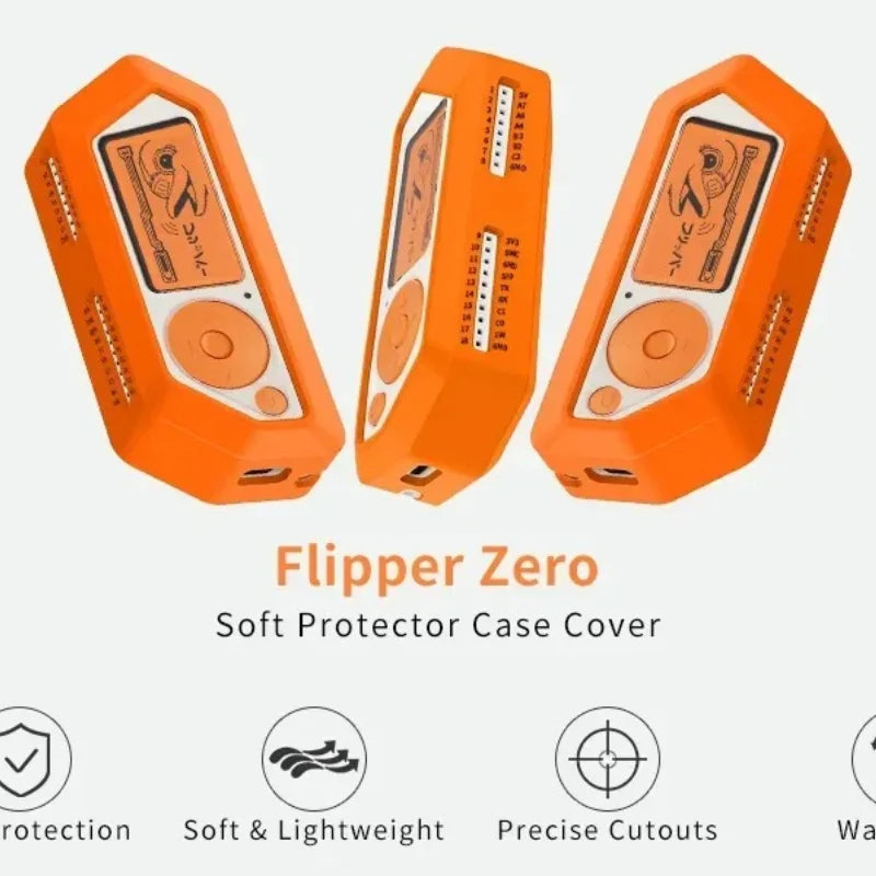New Flipper Zero Box Electronic Pet Dolphin Pet Dolphin Open-source Multi-functional Remote Control Gadget Geek Silicone Case