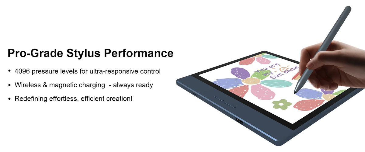 Bigme 7'' Electronic Book B7, Color E-Ink E-Book Reader, 300PPI, 8+128GB, Android14 Open System, E-Reader Tablet with 4G Calling