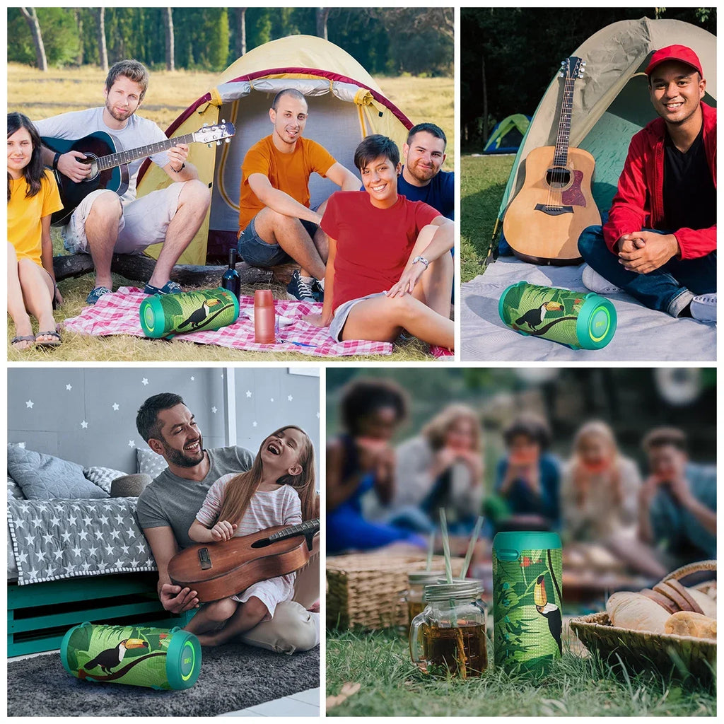 MIFA 60W Wireless Bluetooth Speaker, Class-D Power Amp, Super Bass, Rugged Portable Speaker for Camping, Party, Travel & Indoor