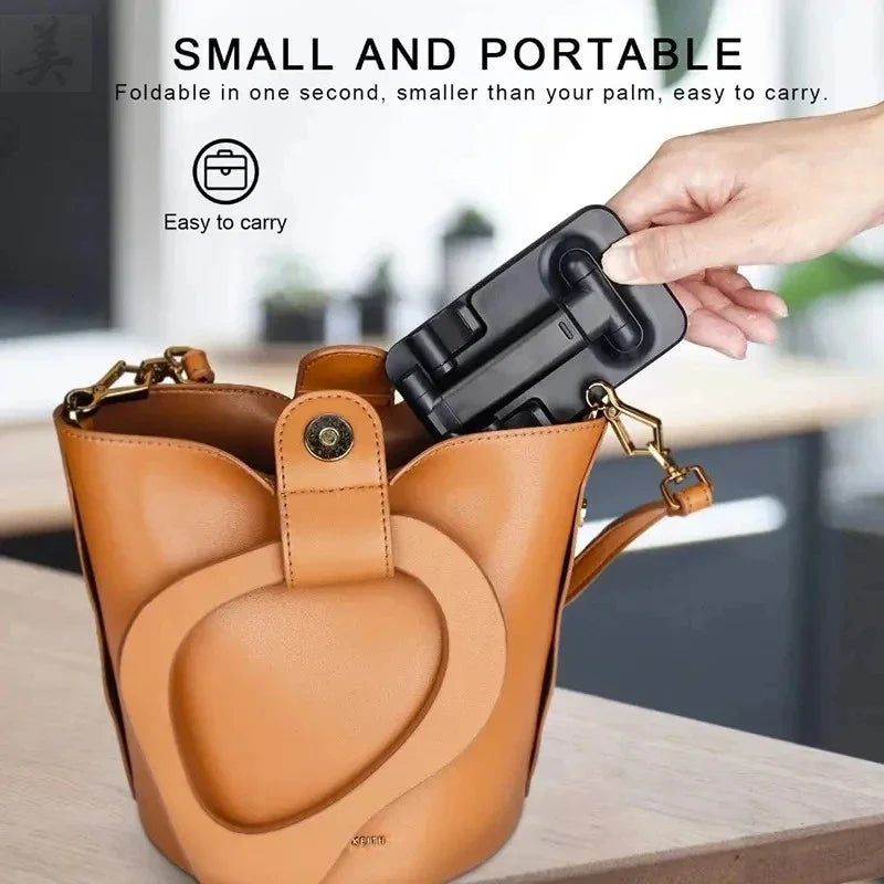 Universal Phone Stand for Desk, Adjustable Tablet Holder Compatible with iPhone iPad , Foldable Cell Phone Stand for Table