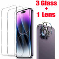HD Screen Protection For iPhone 16 15 17 14 13 12 11 Pro Max Tempered Glass iPhone15 Pro Camera STB Film iPhone16 Plus 13 Mini