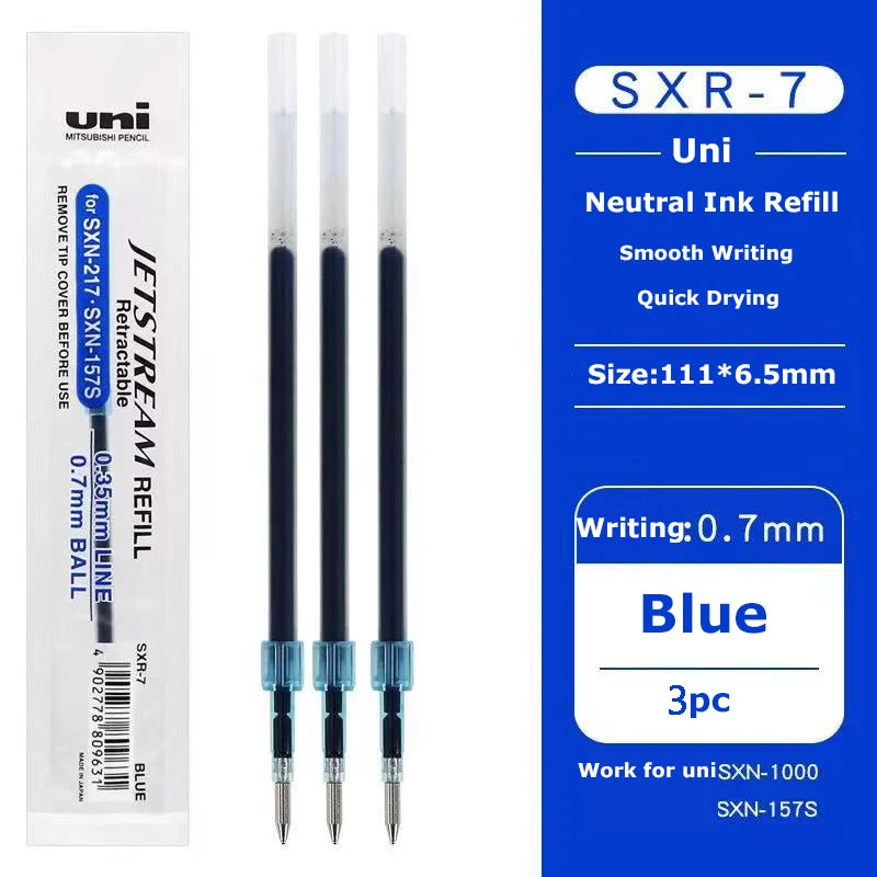 New Uni Jetstream Ballpoint Pens,Multi-Colors Lite Touch Ink Smooth Writing,Light as a Feather,Eco-Friendly 0.5/0.7mm Sign stylo