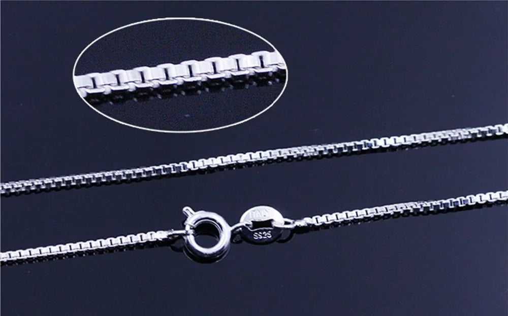 925 Sterling Silver New Ladies Fashion Jewelry High Quality Crystal Zircon Pearl Round Pendant Necklaces For Women Length 45CM