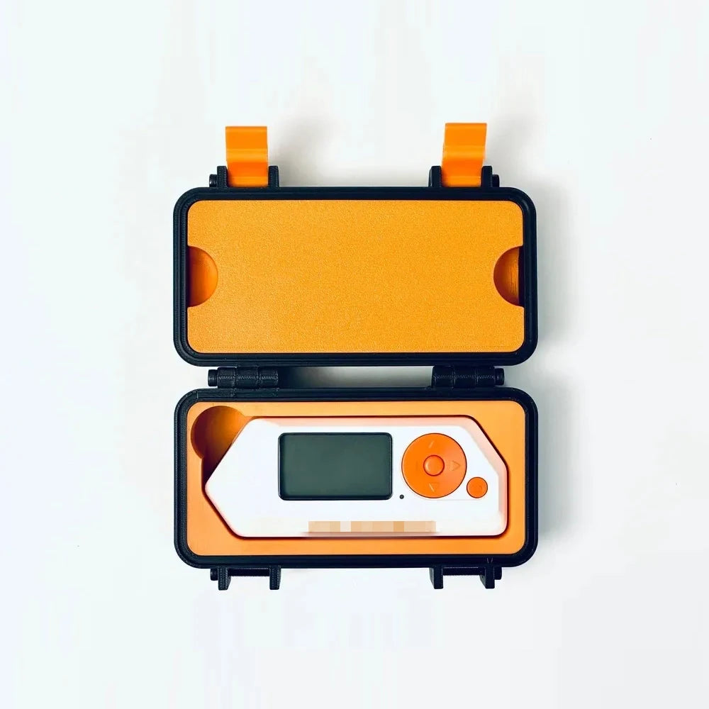 Flipper Zero Protective Case - 3D Printed PETG Storage Box with Cable Compartment, Shockproof/Dustproof Cover for Bare Device