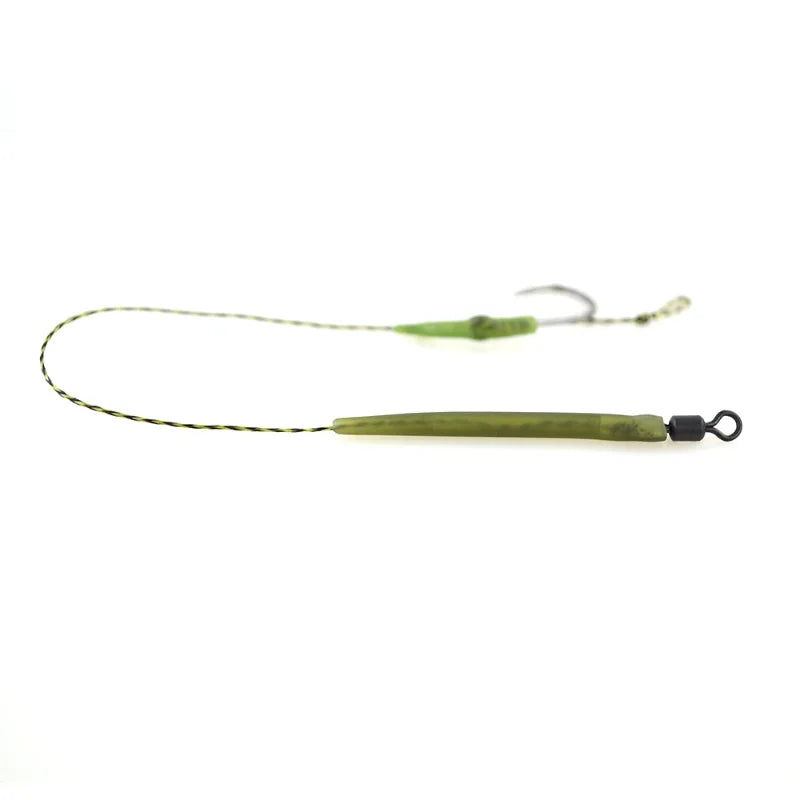 HIRISI 20pcs Carp Fishing Anti Tangle Sleeves, Anti Tangle Rig Tubing,Carp Fishing Soft Rubber Spike Tube fishing accessories