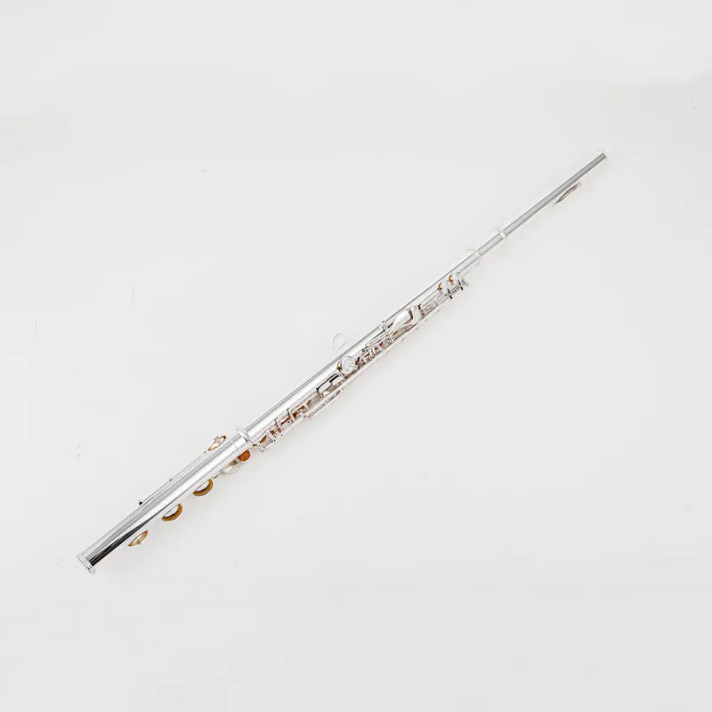 MURAMATSU 17-hole Flute-b Foot e-gorgeous Performance Musical Instrument Copper-l Silver Plated Flute