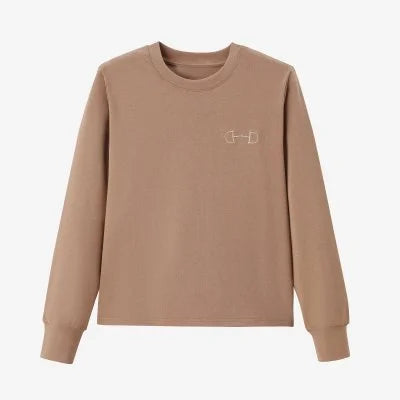 AS SS26 Trendy embroidered T-shirt effortless style long sleeve comfortable design women's wear