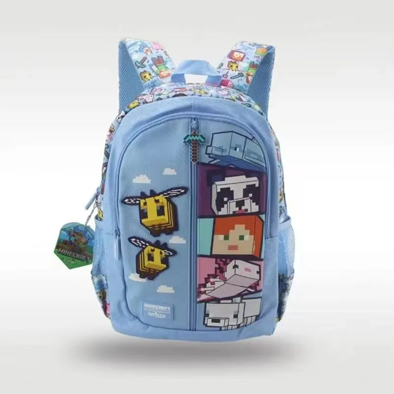In Stock Shoulder Bag Student Schoolbag Large Capacity Cartoon Backpack With Side Pockets Insulated Bag Storage Bag Gift