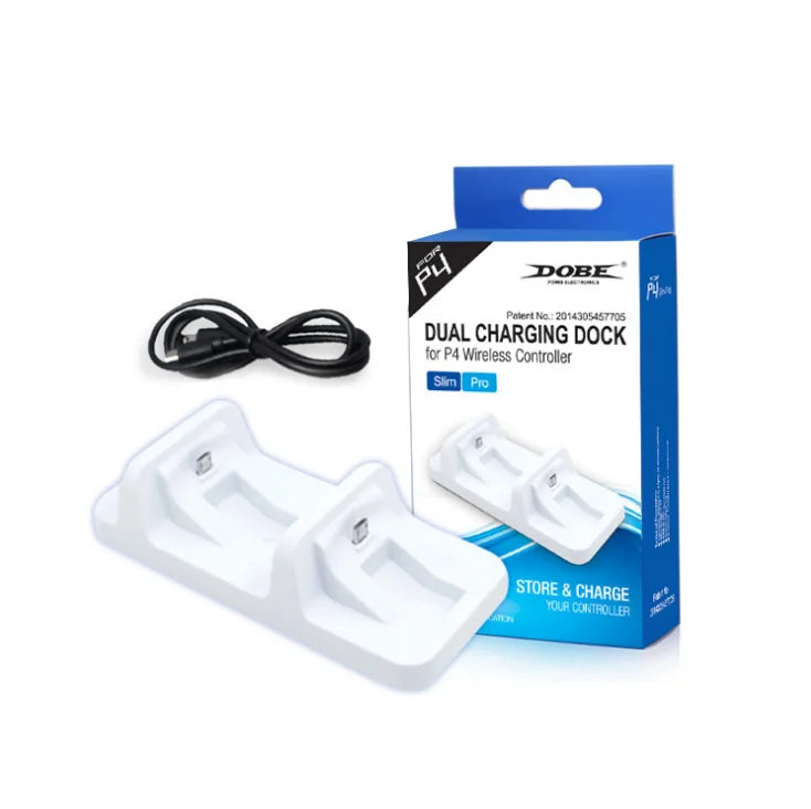 PS4 Controller Charger for Playstation 4 Charger Station with 2 Micro USB Charging Dongles Dual Charging Dock for PS4 Slim Pro
