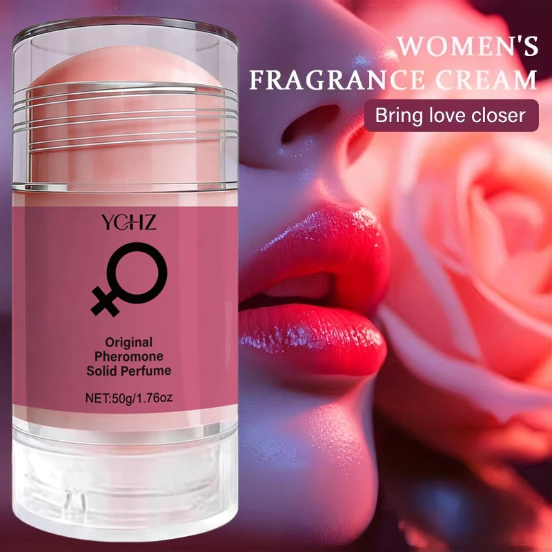 Pheromone Fresh Scent Solid Balm, Which Can Emit a Charming Fragrance to Quickly Reduce Body Odor, Enhance Your Personal Charm a