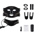 Silicone LED Mask Face And Neck 7 Colors LED Photon Red Light Infrared Therapy Flexible Facial Mask Repair Skin Wireless Use