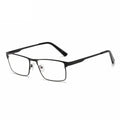 Square Metal Large Frame Reading Presbyopia Glasses for Men Women Vintage High Quality Far Sighted Eyeglasses +1.0 +1.25 To +6.0