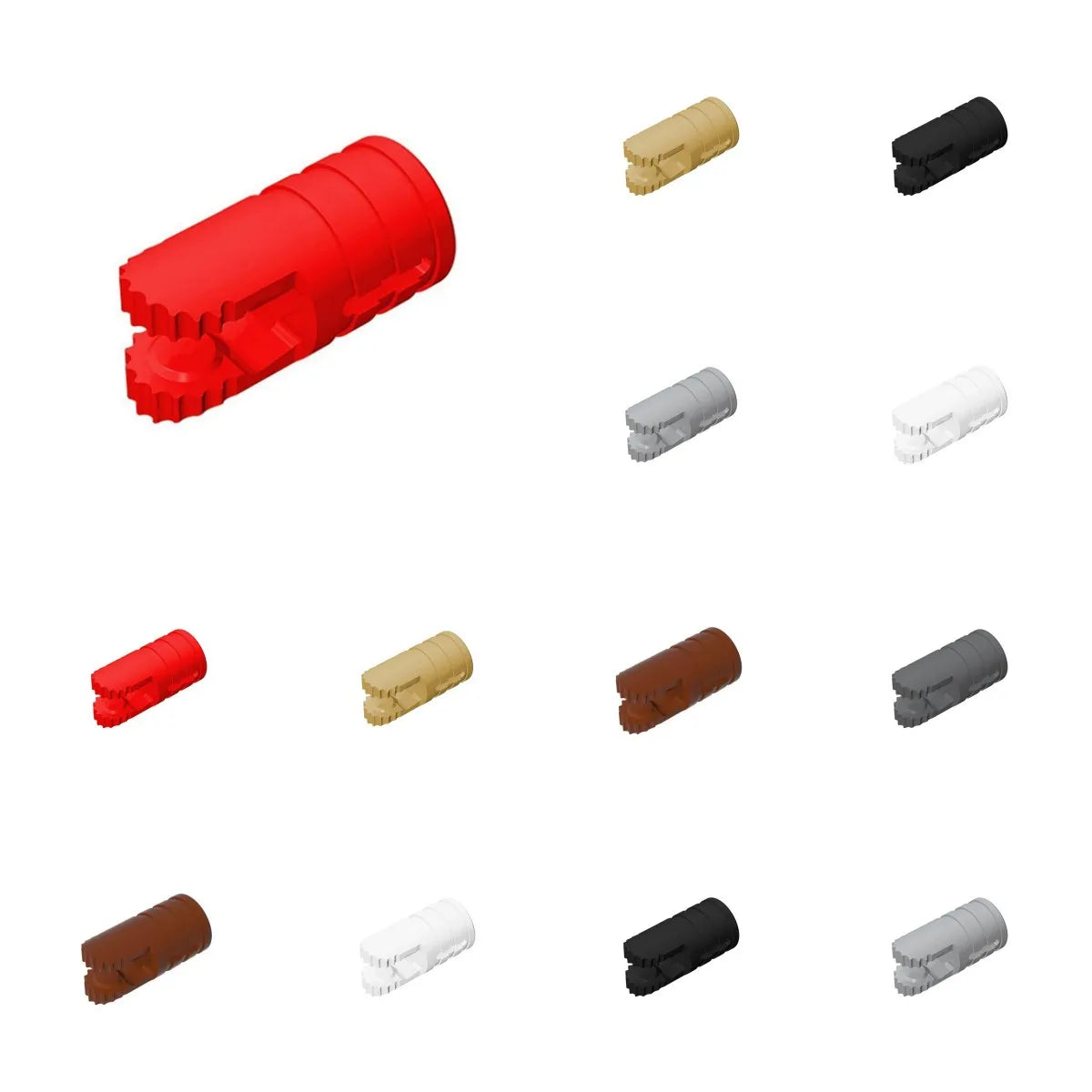 50pcs High-Tech Assemble Particle 30553 1x2 Bricks Building Blocks Replaceable Part Toys Children Gifts