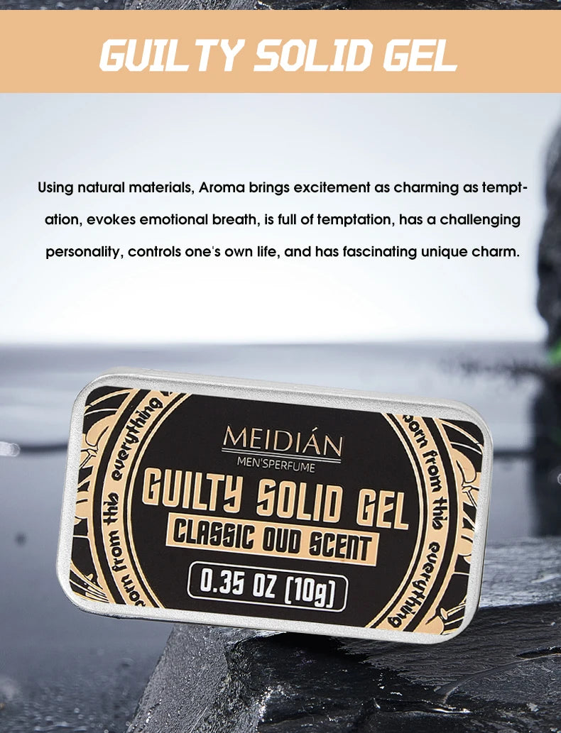 Perfume Set, Which Can Be Applied on the Wrist and Neck, Fresh Smell, Men's and Women's Portable Refreshing Solid Perfume