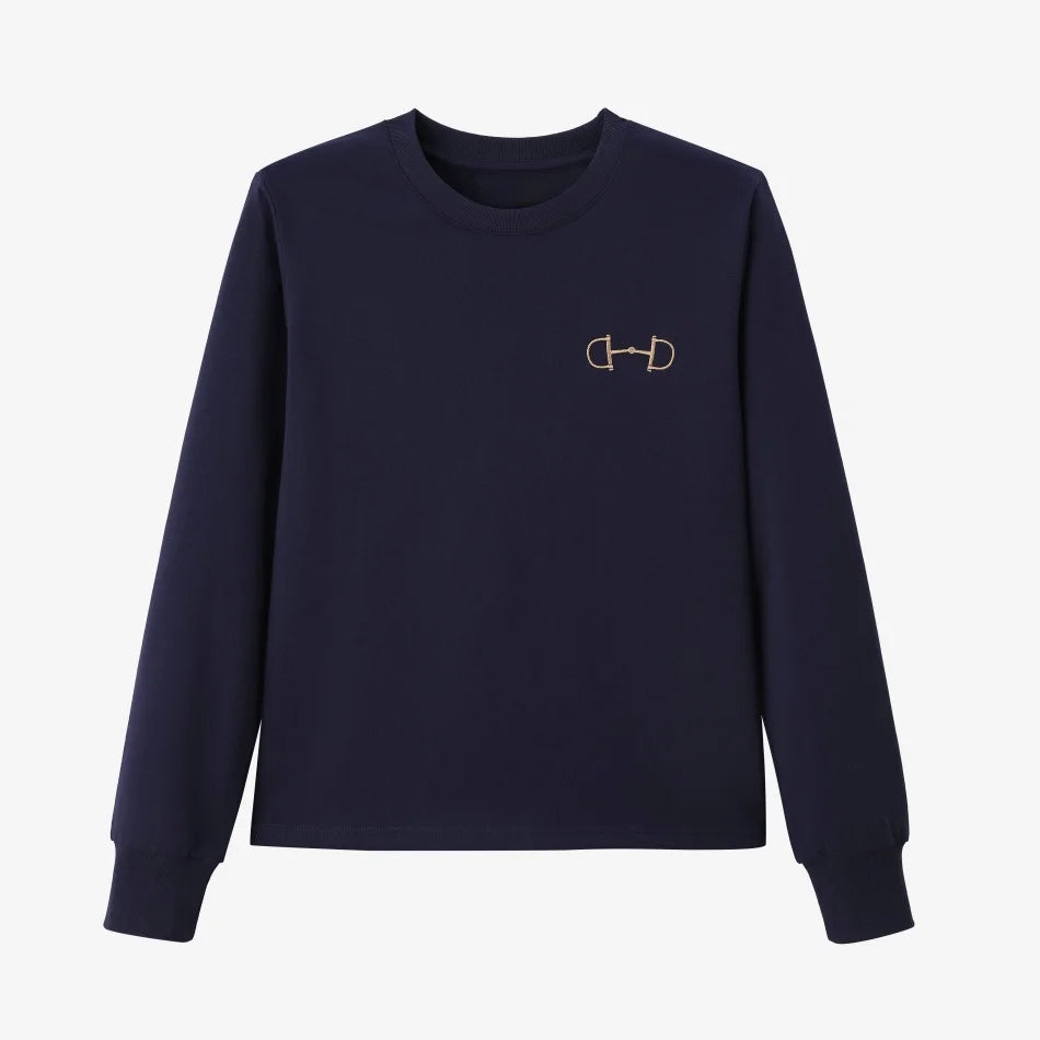 AS SS26 Trendy embroidered T-shirt effortless style long sleeve comfortable design women's wear