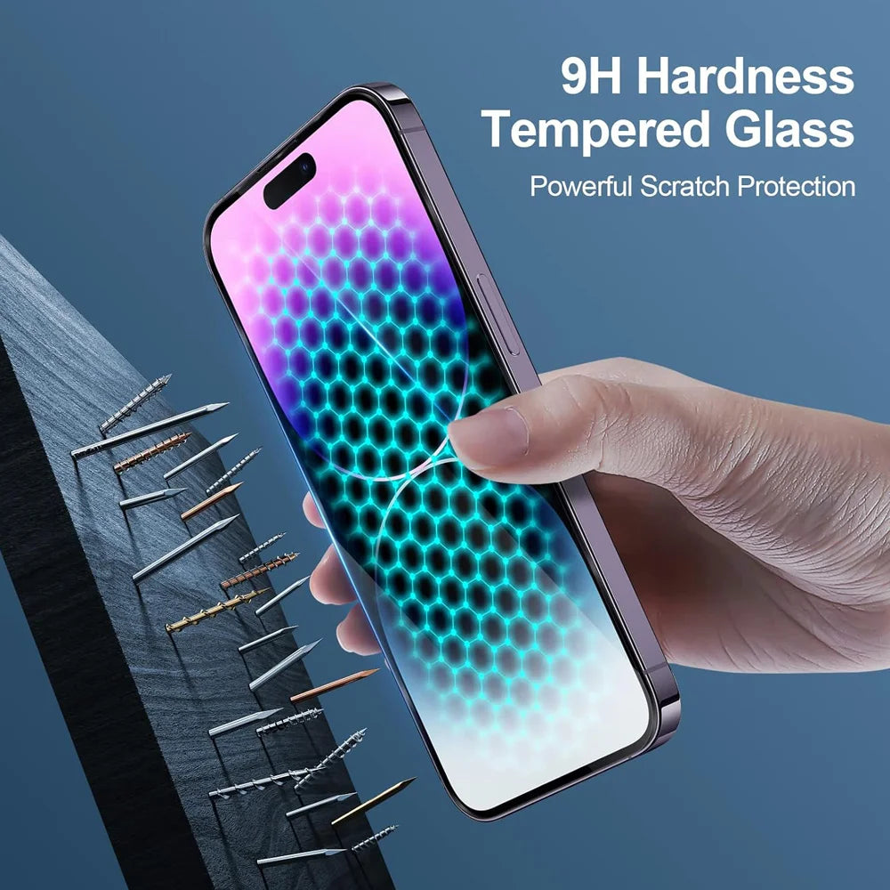 HD Screen Protection For iPhone 16 15 17 14 13 12 11 Pro Max Tempered Glass iPhone15 Pro Camera STB Film iPhone16 Plus 13 Mini