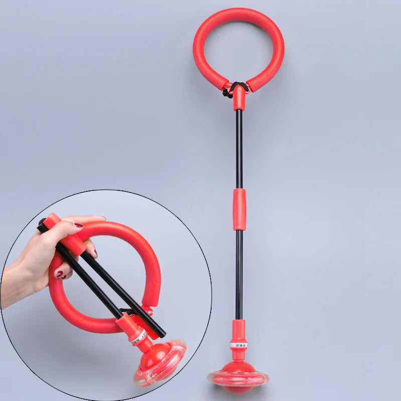 Outdoor Fitness Jump Rope Swing Flash Wheel - Family Reaction Training & Exercise for Strength & Agility,Foldable and Portable