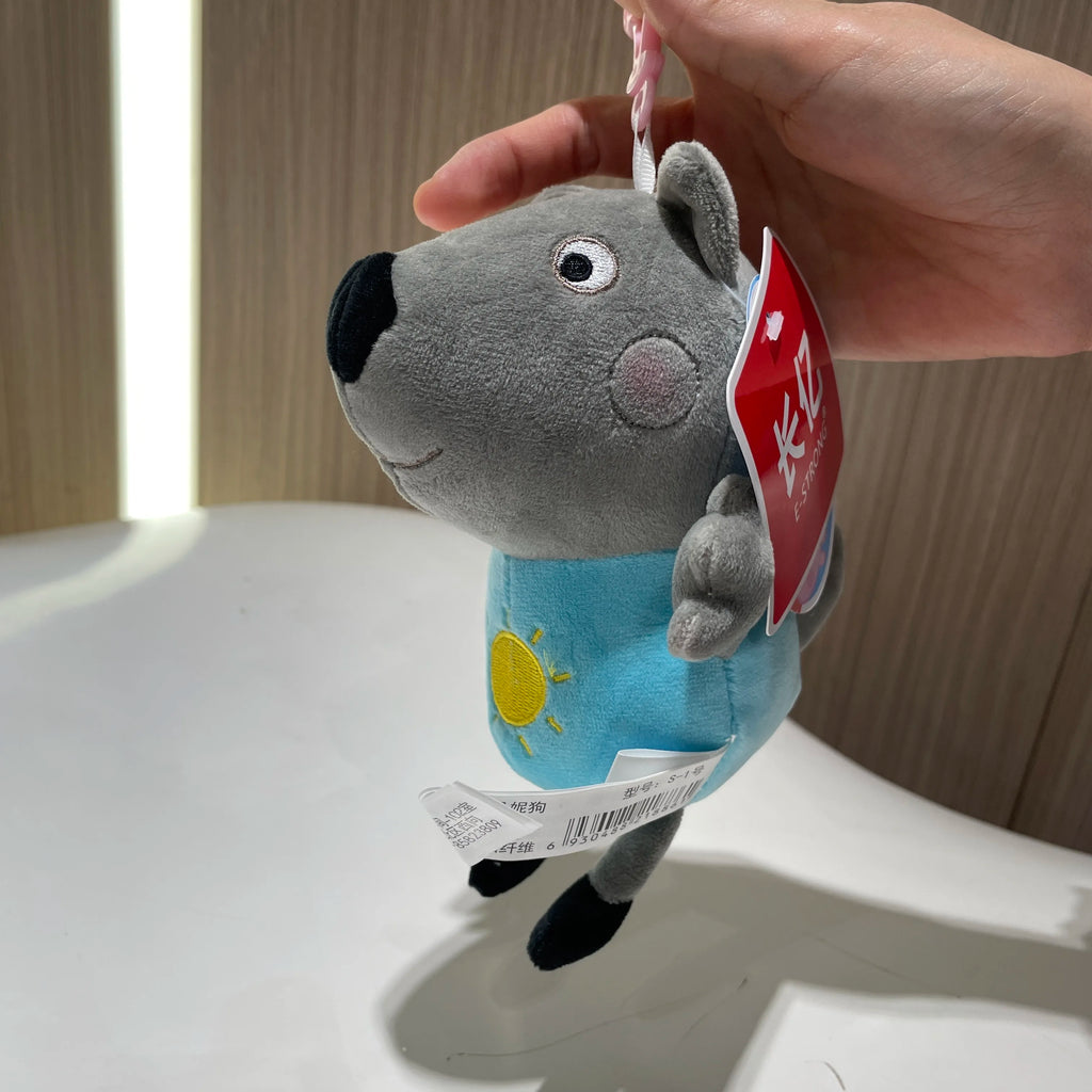 100% Genuine Peppa Pig 12-19cm Peppa George Evie Plush Toy Evy Cartoon Stuffed Animals Doll Children Birthday Christmas Gift