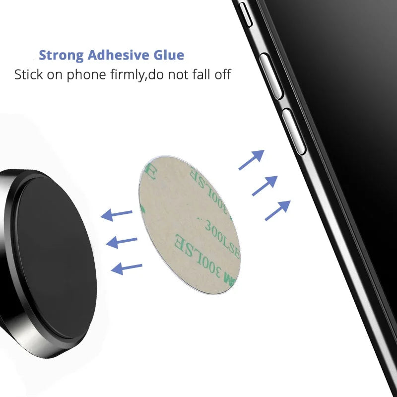 Metal Plate For Magnetic Car Phone Holder Universal Iron Sheet Disk Sticker Mount Mobile Phone Magnet Stand For IPhone