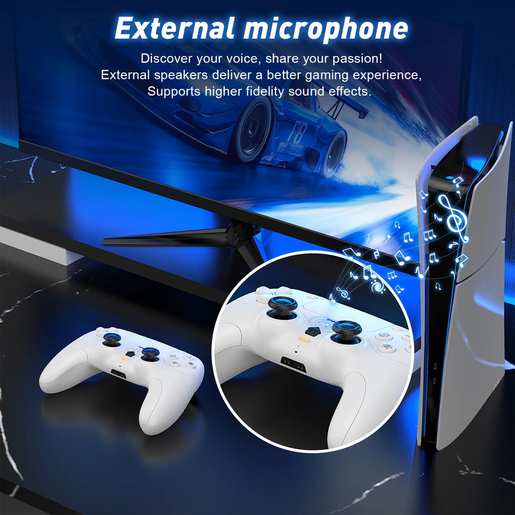 Manette sans fil compatible PS5 avec vibration