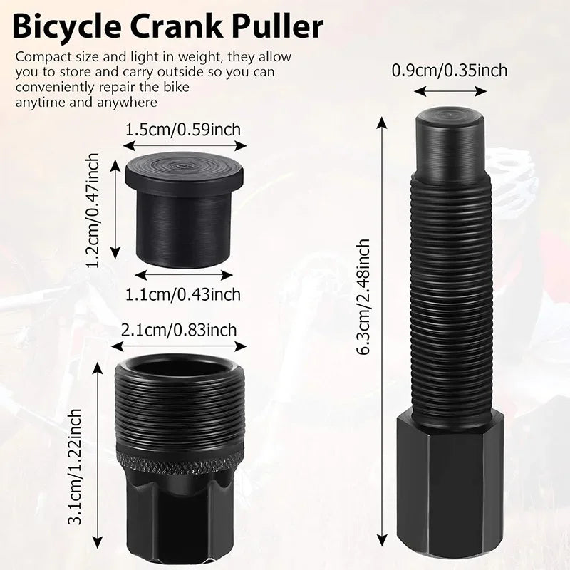 1Pc Bicycle Crankset Puller Crank Arm Puller Remover Bike Tools Mountain Crank Extractor Bicycle Carbon Steel Repair Tool