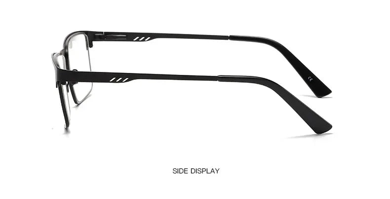 Square Metal Large Frame Reading Presbyopia Glasses for Men Women Vintage High Quality Far Sighted Eyeglasses +1.0 +1.25 To +6.0
