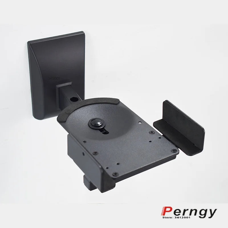1 Pair=2pcs SW-70 Popular Steel Speaker Wall Mount Bracket Clamp Width Adjustable Rotate All Direction Tilt 25kg Load