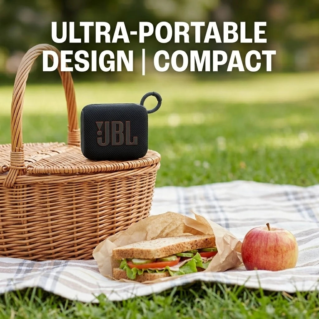 JBL Go 4 Mini Portable Wireless Bluetooth Speaker IP67 Waterproof Deep Bass Sound Outdoor Travel Beach Pool Party Music Player