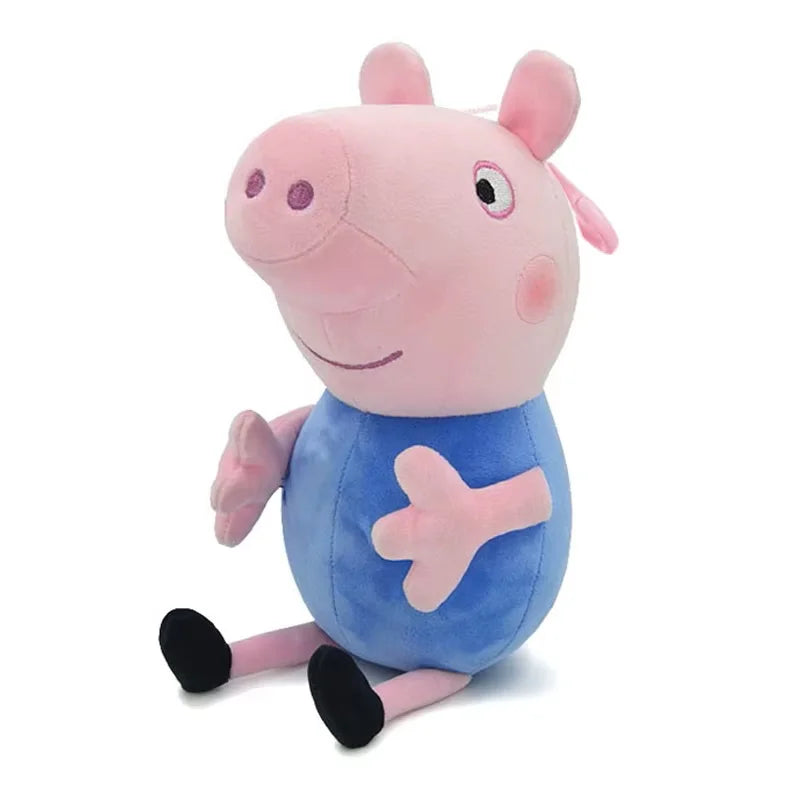 100% Genuine Peppa Pig 12-19cm Peppa George Evie Plush Toy Evy Cartoon Stuffed Animals Doll Children Birthday Christmas Gift