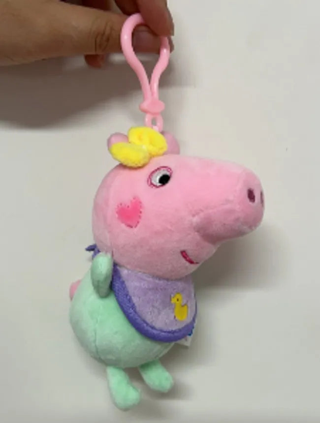 100% Genuine Peppa Pig 12-19cm Peppa George Evie Plush Toy Evy Cartoon Stuffed Animals Doll Children Birthday Christmas Gift