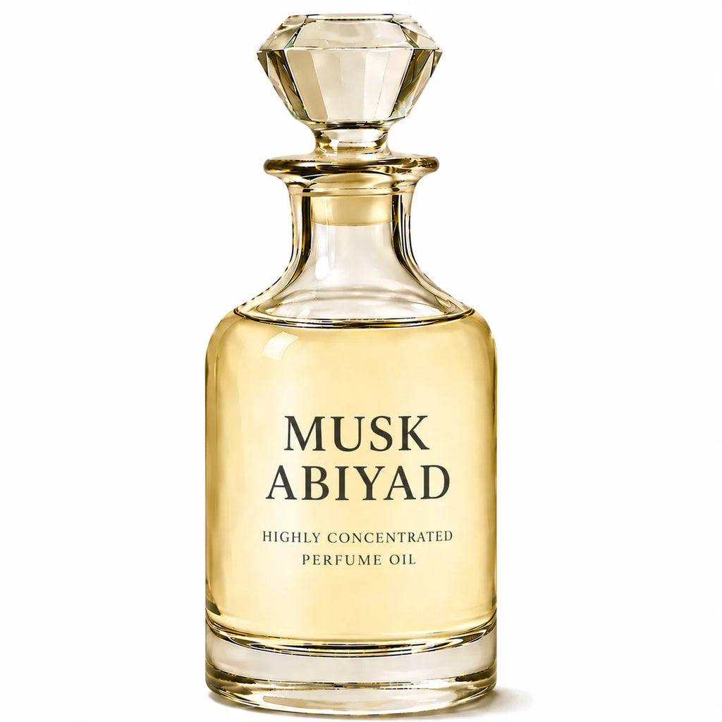 High Quality Musk Abiyad 250 Grams Concentrated Parfum Non-Alcoholic Long Lasting Unisex Fragrance with Free Shipping