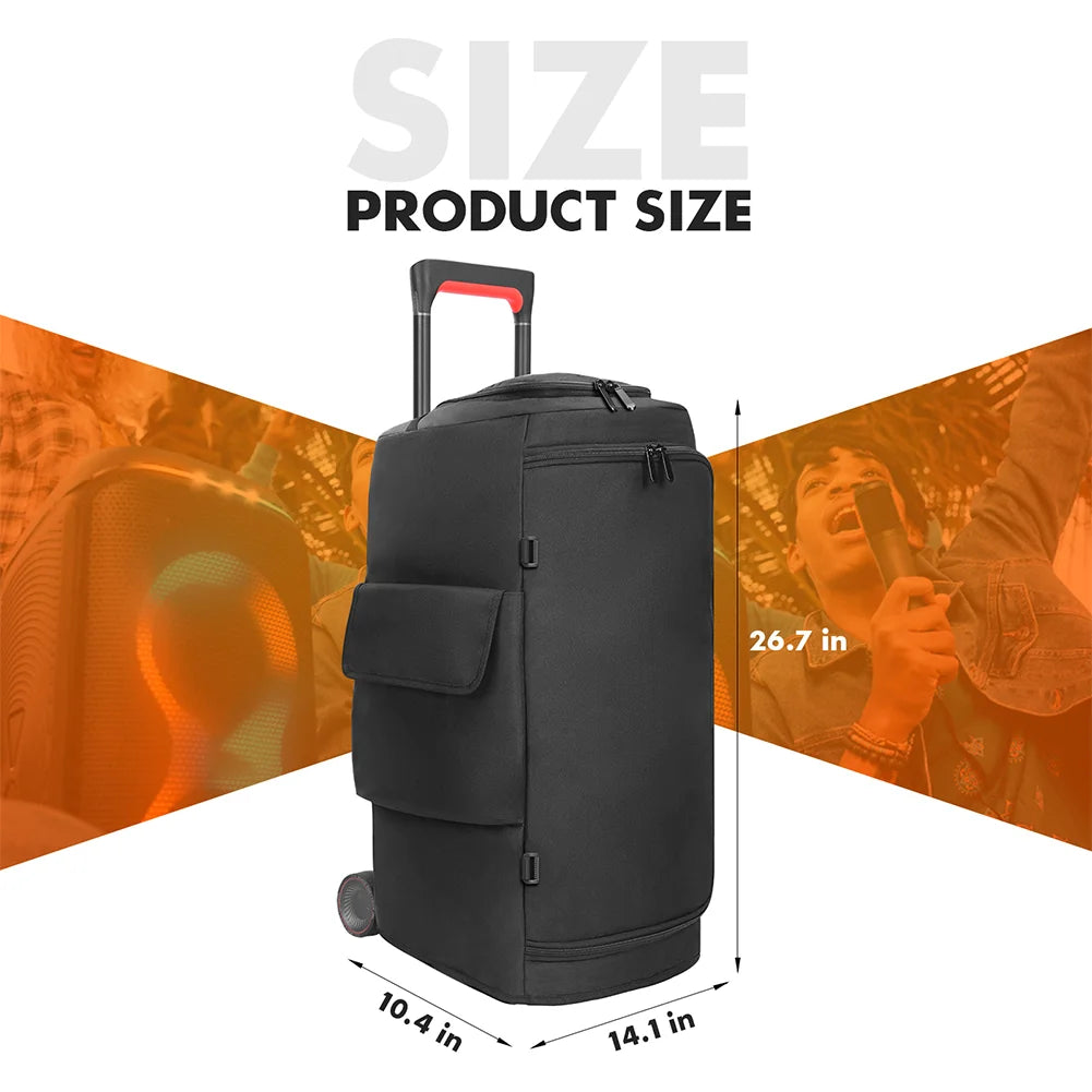 Padded Speaker Protective Cover Case Waterproof Double-Sided Speaker Storage Bag for JBL PARTYBOX 1000/710/520/320/310/120/110