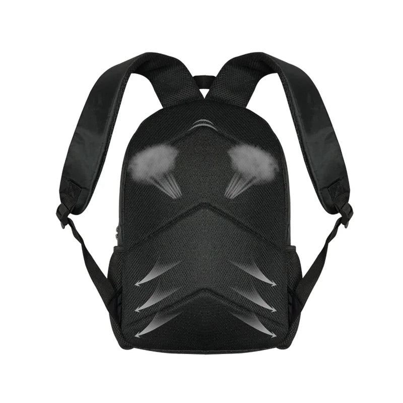 Customize Your Logo / Image / Name Backpack Children School Bags Boys Girls  Black Kindergarten Bag Kids Bookbag Gift