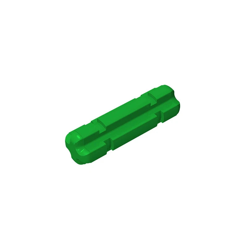 Gobricks 10PCS DIY Part 32062 High-Tech Axle 2 Notched Bricks Building Blocks Educational High-Tech Spare Kid Toy Boy Girls Gift